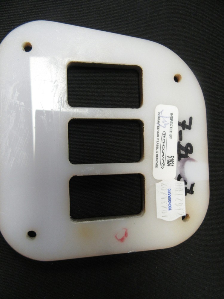 CRUISERS YACHTS BLANK SWITCH PANEL 51934 SILVER MARINE BOAT