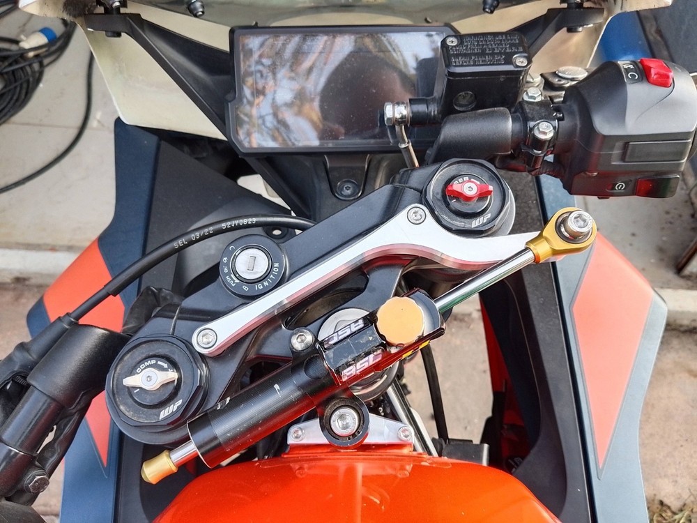 KTM RC390 2022+ Steering damper bracket WM RACING