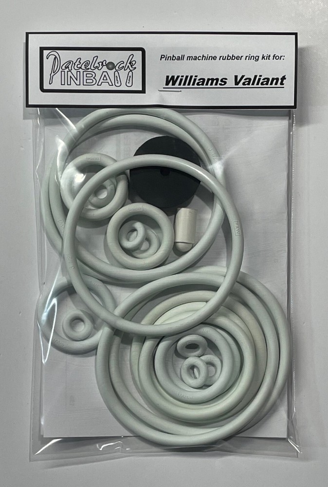 1962 Williams Valiant Pinball Machine Rubber Ring Kit