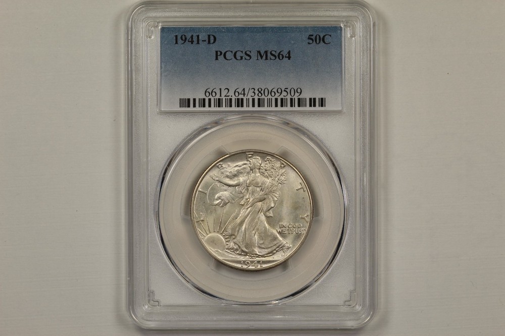 1941-D Walking Liberty Half Dollar PCGS MS64
