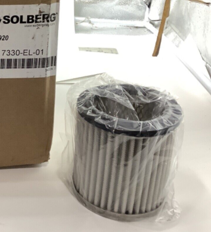 (QTY 6) SOLBERG 5085920 7330-EL-01 Replacement Element Filter Micron Polyester