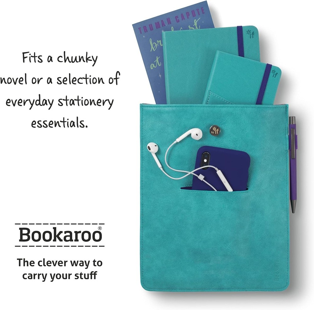 IF Bookaroo Books & Stuff Pouch Turquoise, One size