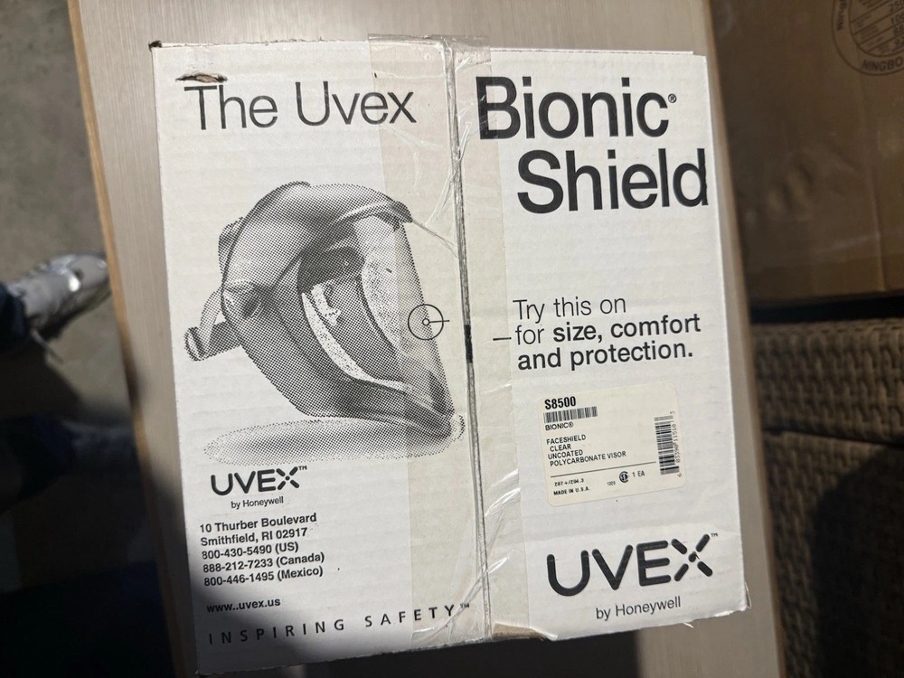 The Uvex Bionic Shield Face Shield with UV Protection
