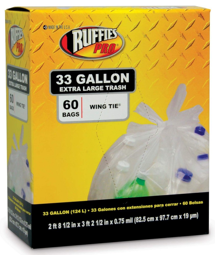 60 Count Recycling Bag, 33 Gallon