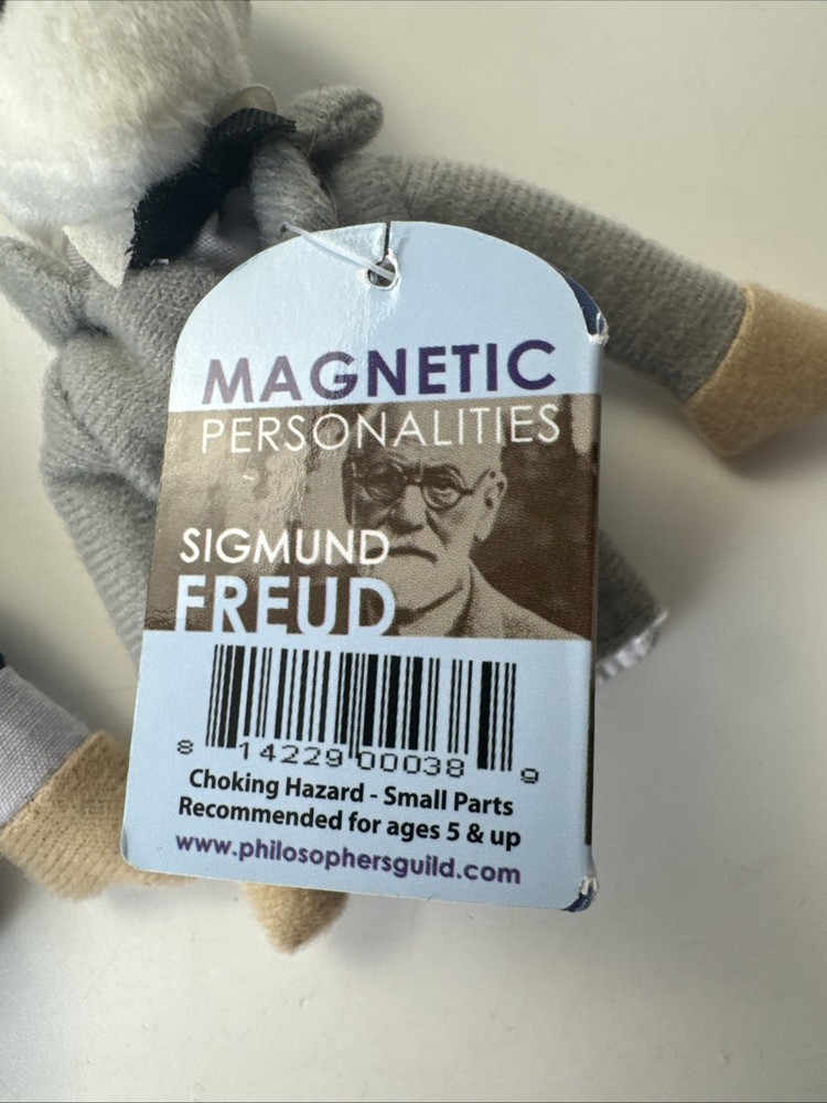 Albert Einstein Sigmund Freud Finger Puppets Unemployed Philosophers Guild NWT