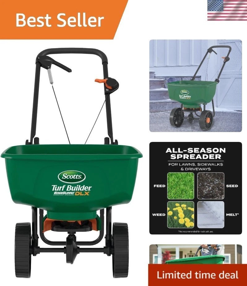 EdgeGuard DLX Broadcast Spreader for Efficient Seed and Fertilizer Application