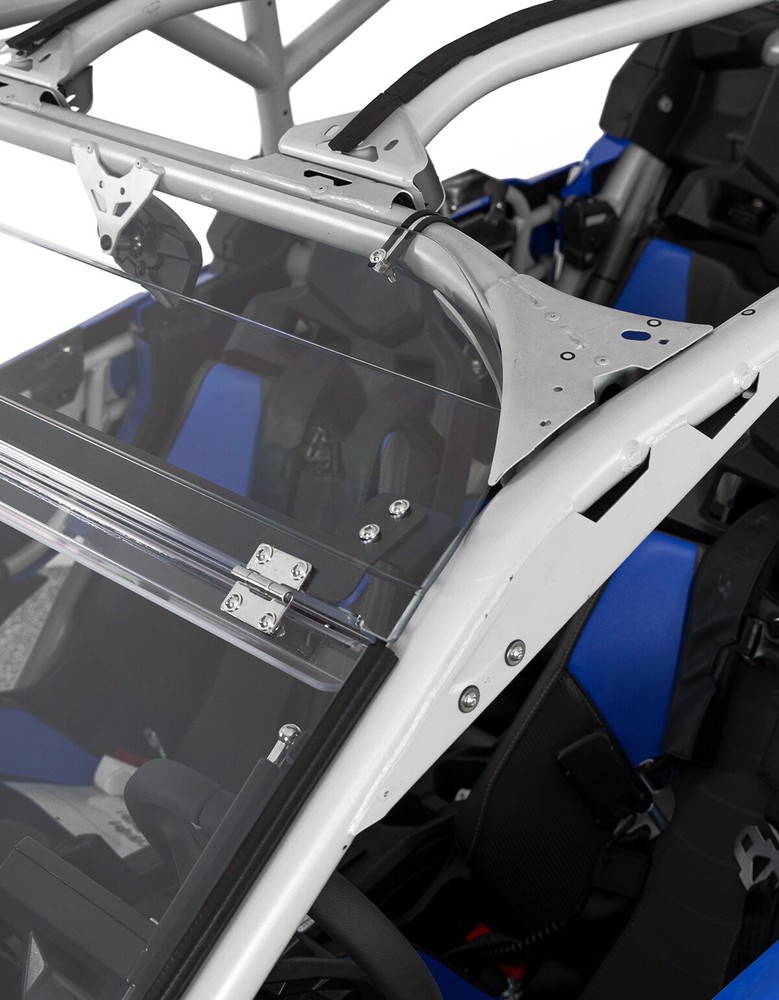 For Can-Am Maverick X3 2017- 2023 Flip Front Windshield Scratch Resistant Clear