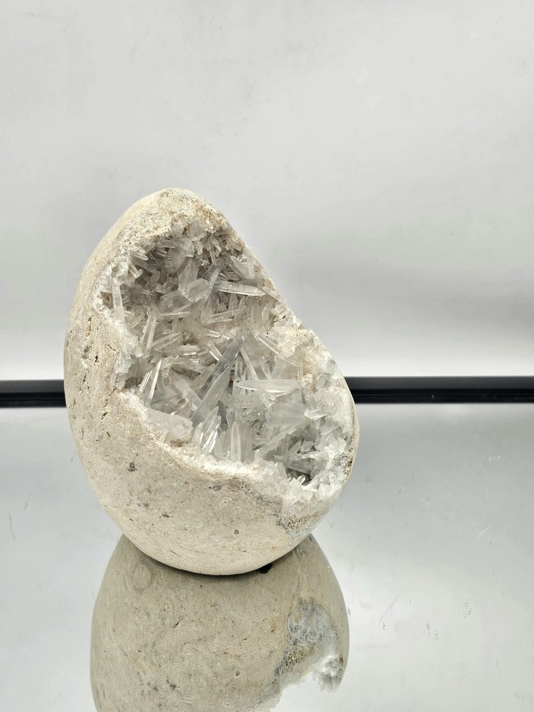 Exceptional Celestite Crystal Geode (#DP)