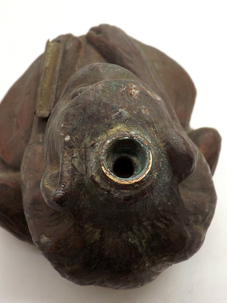 1930's Ronson Monkey Lighter & Ash Tray Model 8864 ~Wow~