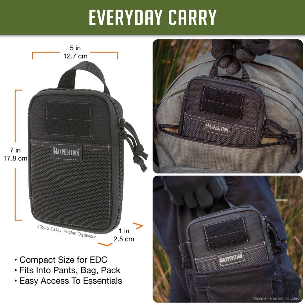 Maxpedition E.D.C. Pocket Organizer Black