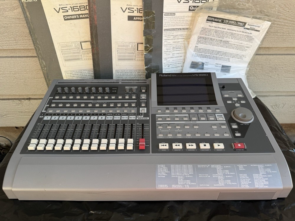 Roland VS-1680 Digital Studio Workstation - Manuals Fully Working