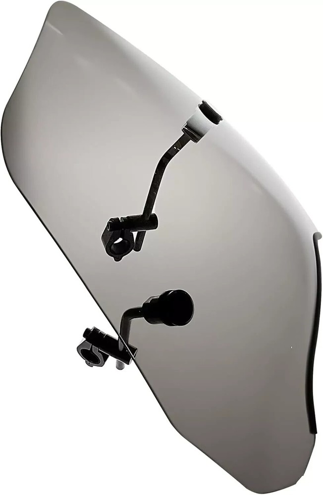 15'' Motorcycle Front Windshield Smoke Windscreen Universal For Harley