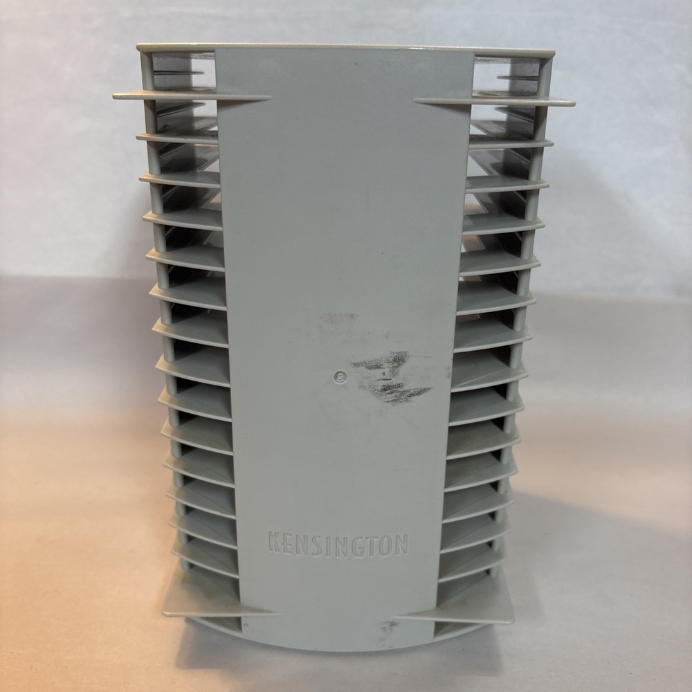 vintage Kensington stackable CD storage tower rack from the early 2000s Holds 16