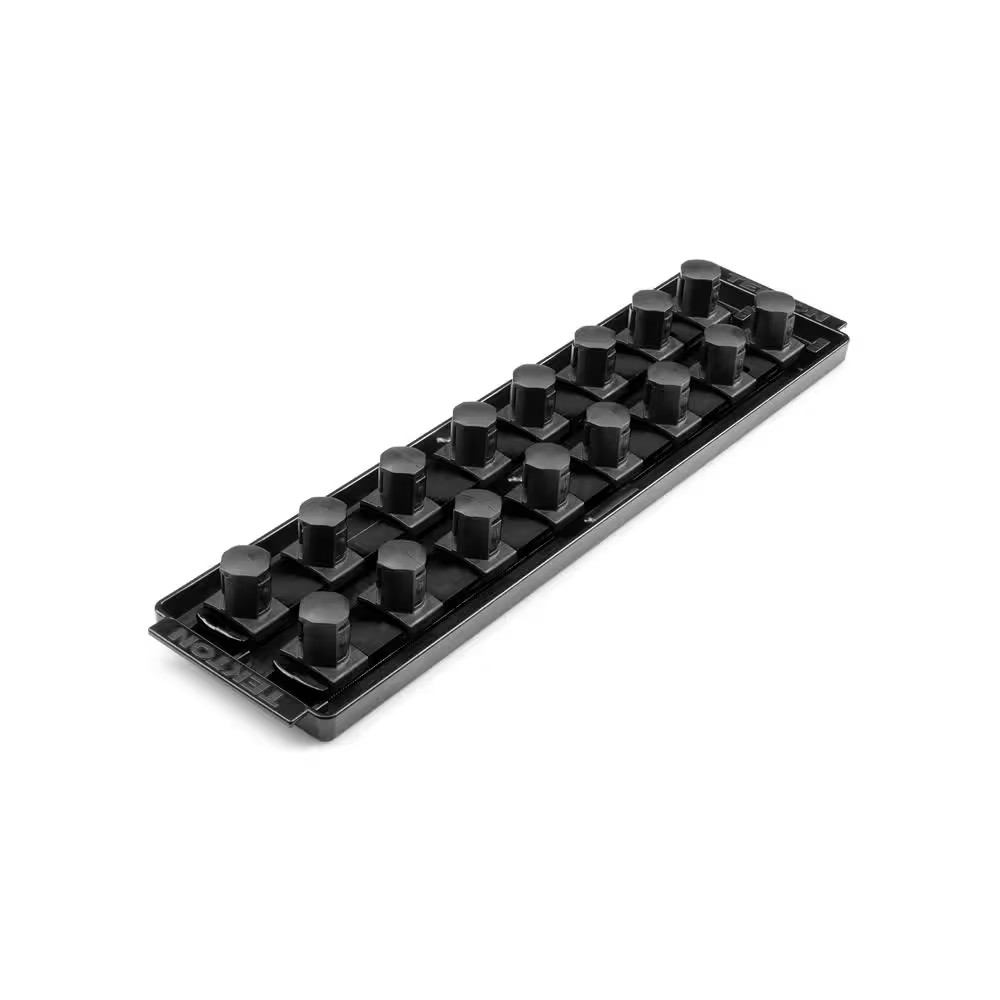 3/4 In. Drive 2-Rail Socket Organizer Set, Black (16-Tool)