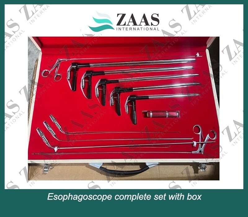 Esophagoscope complete set with box