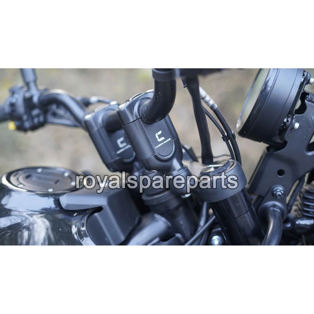For Royal Enfield Guerrilla 450 "Premium Pull-Back (Offset) Handlebar Risers"