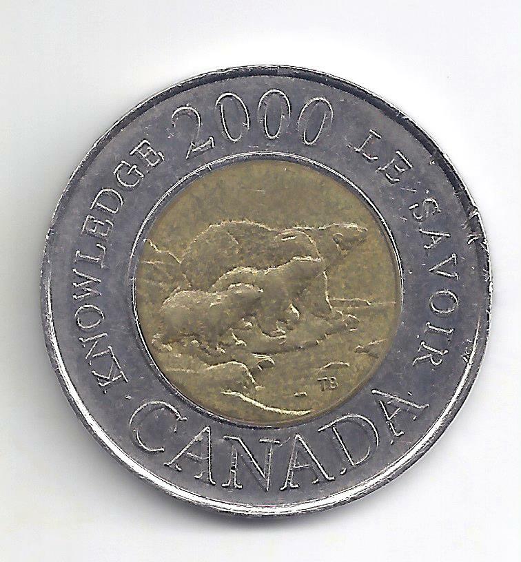 2000 Bear Family Twoonie