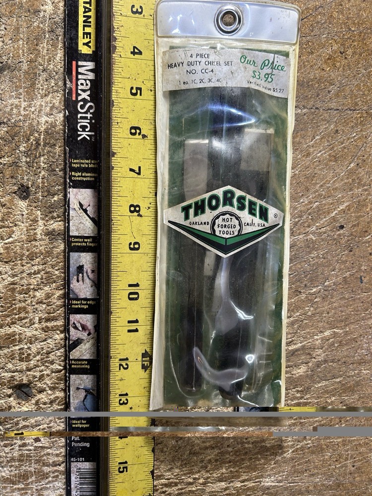 Thorsen 4 Piece Heavy Duty Chisel Set CC-4