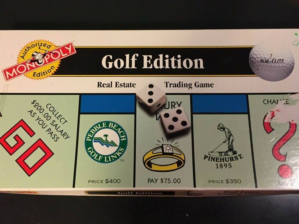 Monopoly Golf BAY HILL Title Deed Card Replacement Game Piece 1996