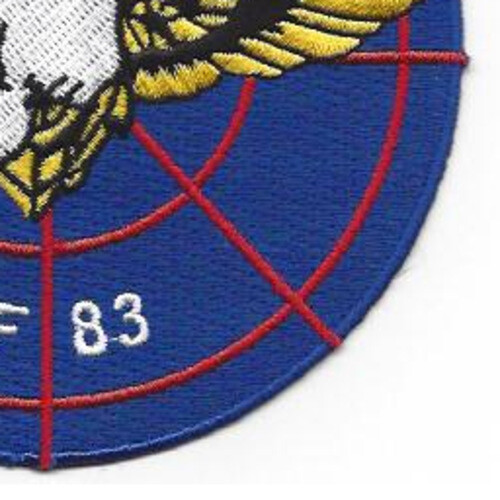 VBF-83 Patch Skull with Pilot Wings