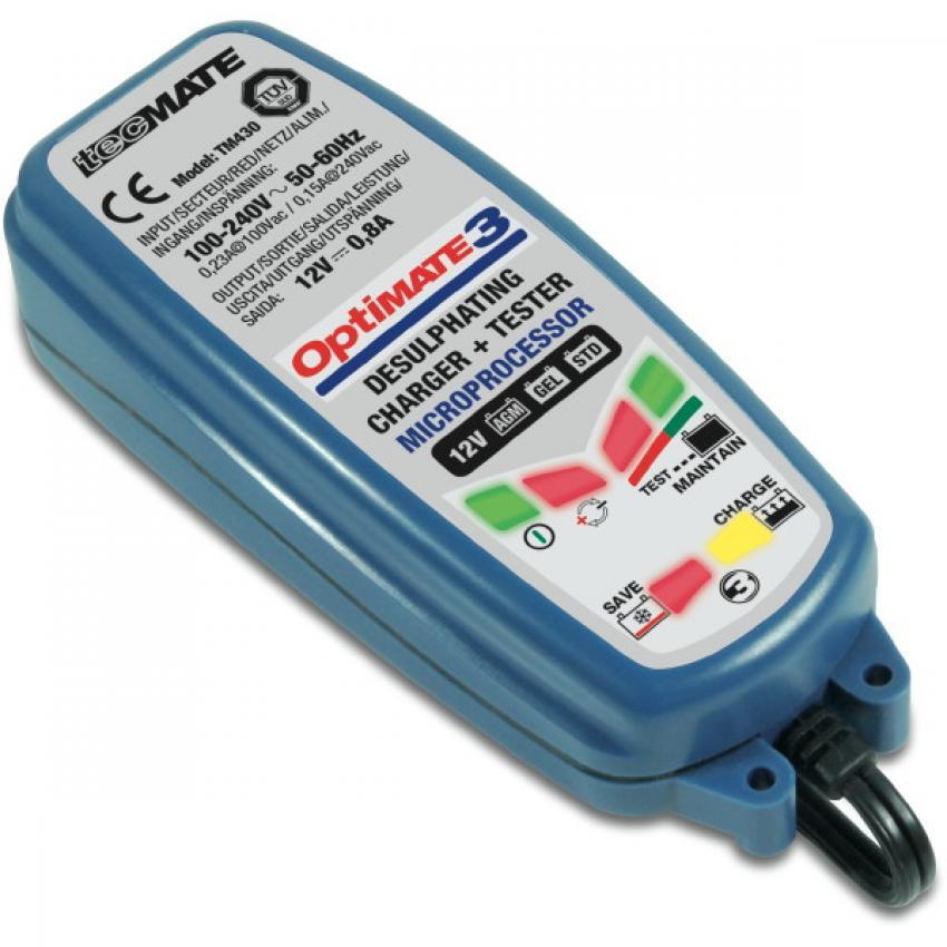 4501351 BATTERY CHARGER MAINTAINER OPTIMAL 3 12V/0.6A