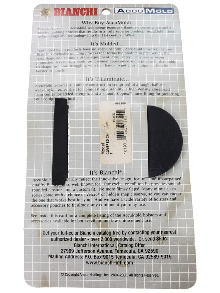 Bianchi Accumold Covered Cuff Case