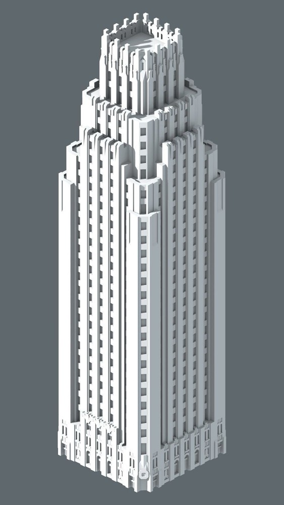 Beekman Tower 8 Inches - Stone Grey