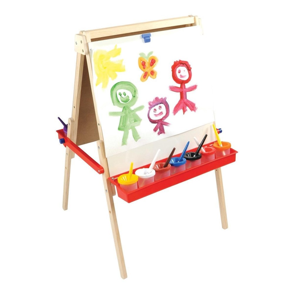 Kaplan Early Learning Floor Style Adjustable Height Art Easel