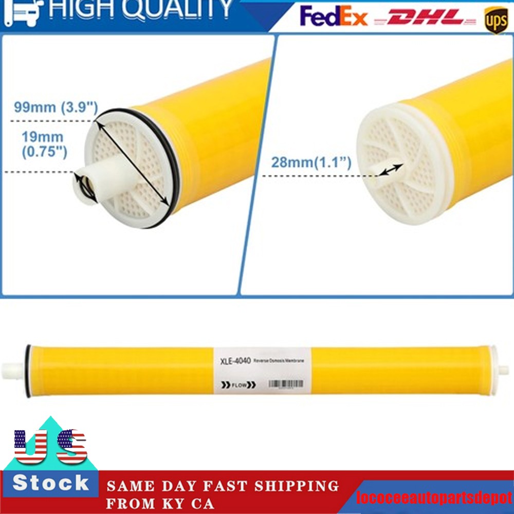 XLE 4040 Reverse Osmosis Membrane For DOW Filmtec Membrane Replacement 4" X 40 "