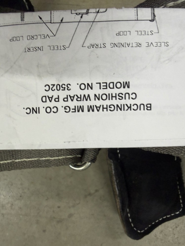 Buckingham Manufacturing Wrap Pad Model Number 3502C