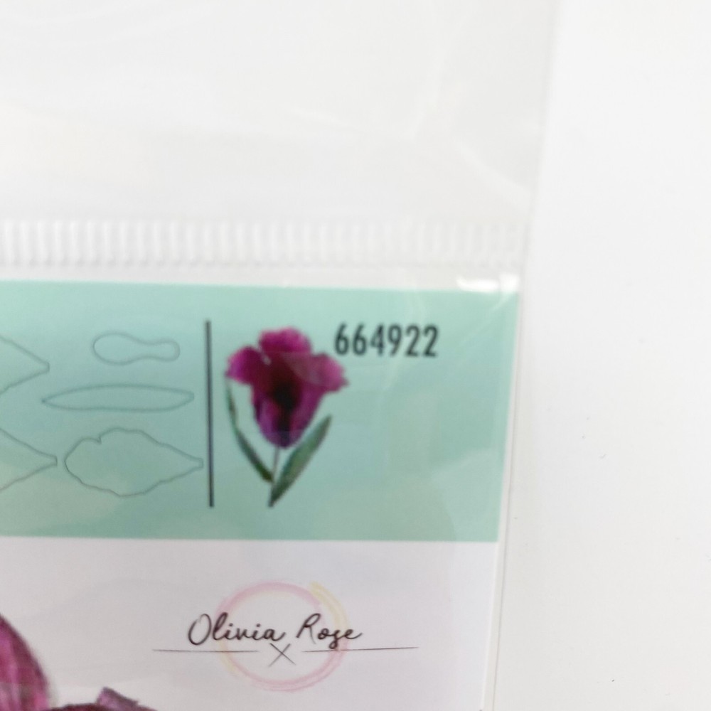 Sizzix Thinlits Fringed Tulip Floral Cutting Dies Spring Easter 664922 NEW