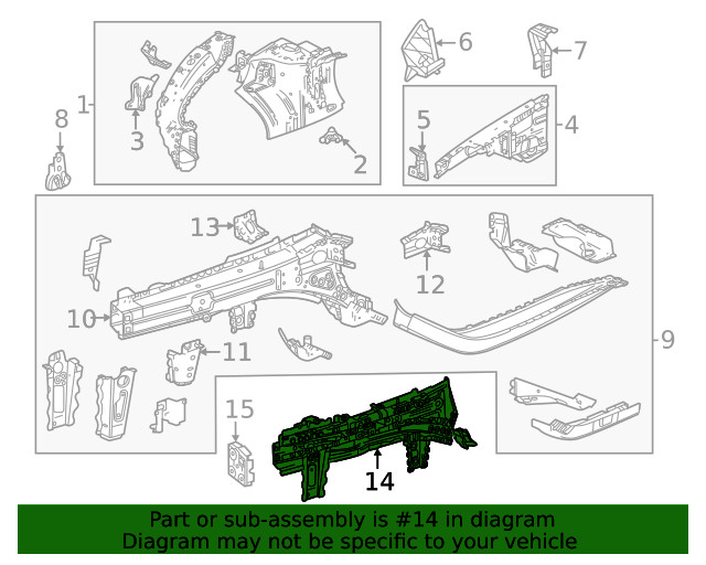 Genuine GM Outer Rail 42553903