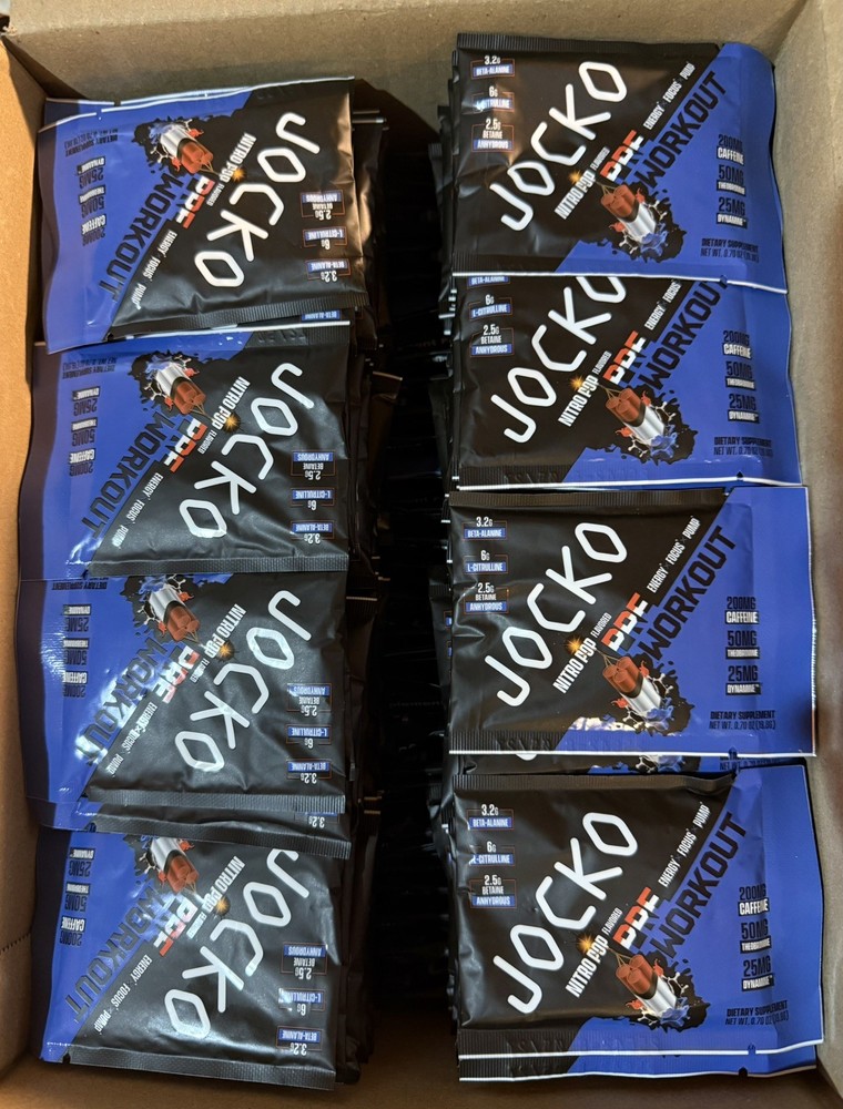 Jocko Preworkout Powder (Nitro pop) - 30 Single Servings