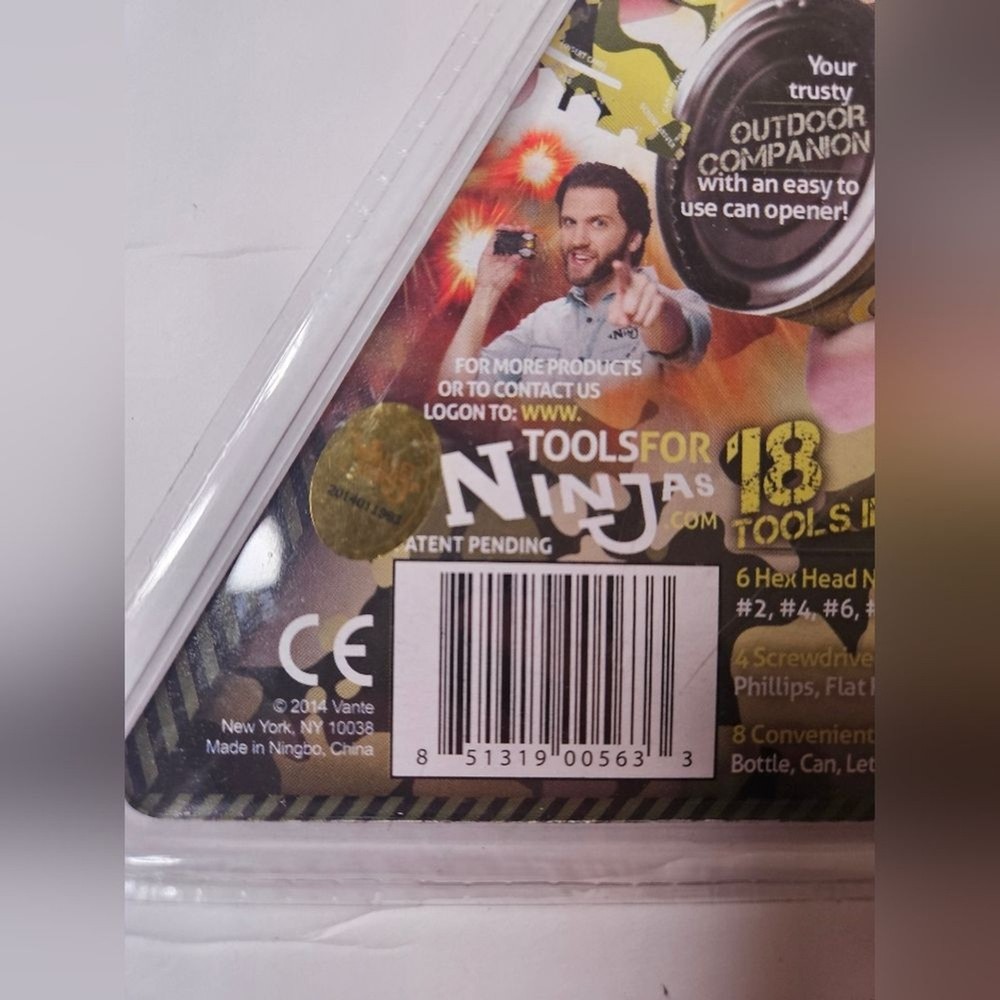 Wallet Ninja Camo Multi-Tool New