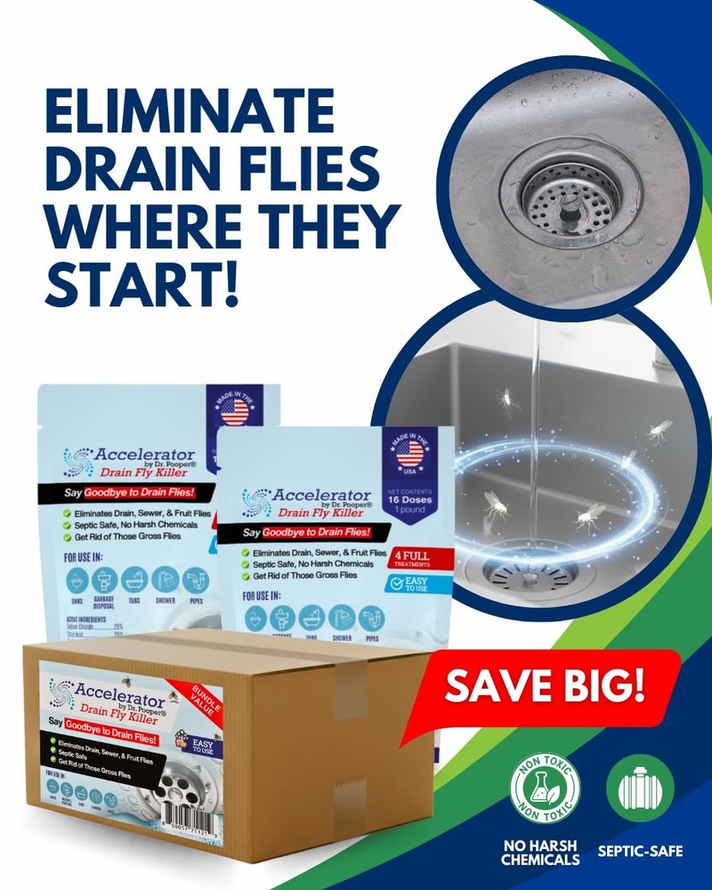 Drain Powder 32oz – Complete & Pipe Treatment Kit