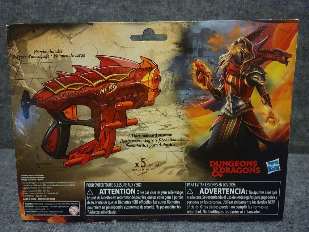 NERF DragonPower Fireshot Dungeons & Dragons Dart Blaster