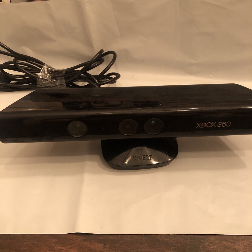 Microsoft Xbox 360 Kinect Sensor Bar 1414 Black See Pics Good