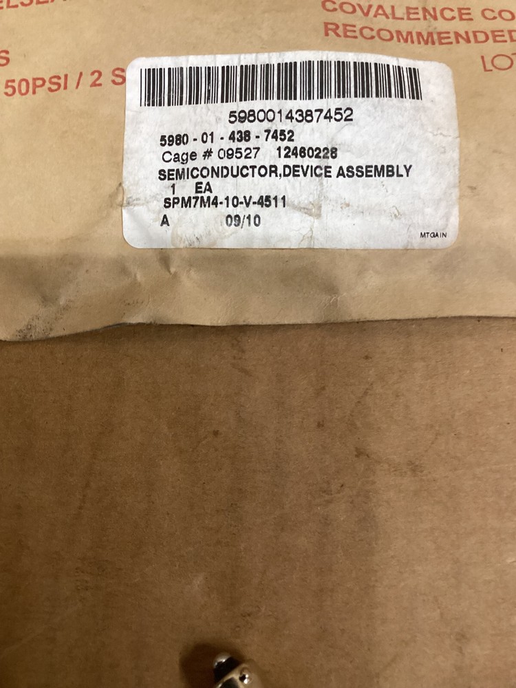 Semiconductor device assmy./HMMWV 5980-01-438-7452