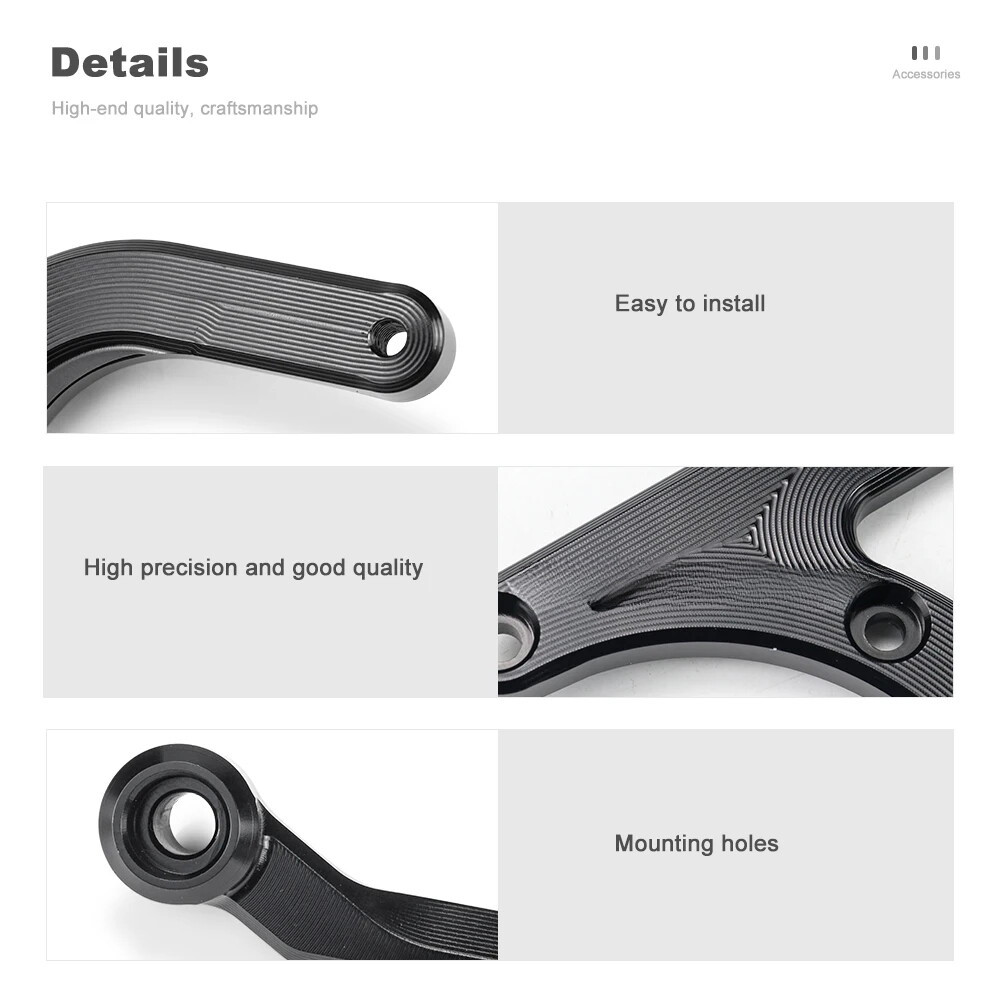 Steering Damper Stabilizer Bracket Kit For Ducati Multistrada V4/S/Bikes Peak
