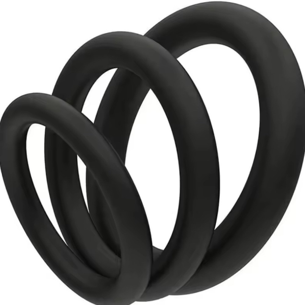 Man Silicone Semen Lock Ring Delay Ejaculation High Elasticity Time Lasting Ring