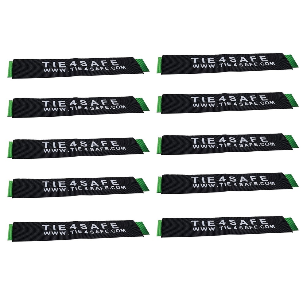 10 Pack 12" Sliding Sleeve Webbing Web Protector for 2" Ratchet Tie Down Strap