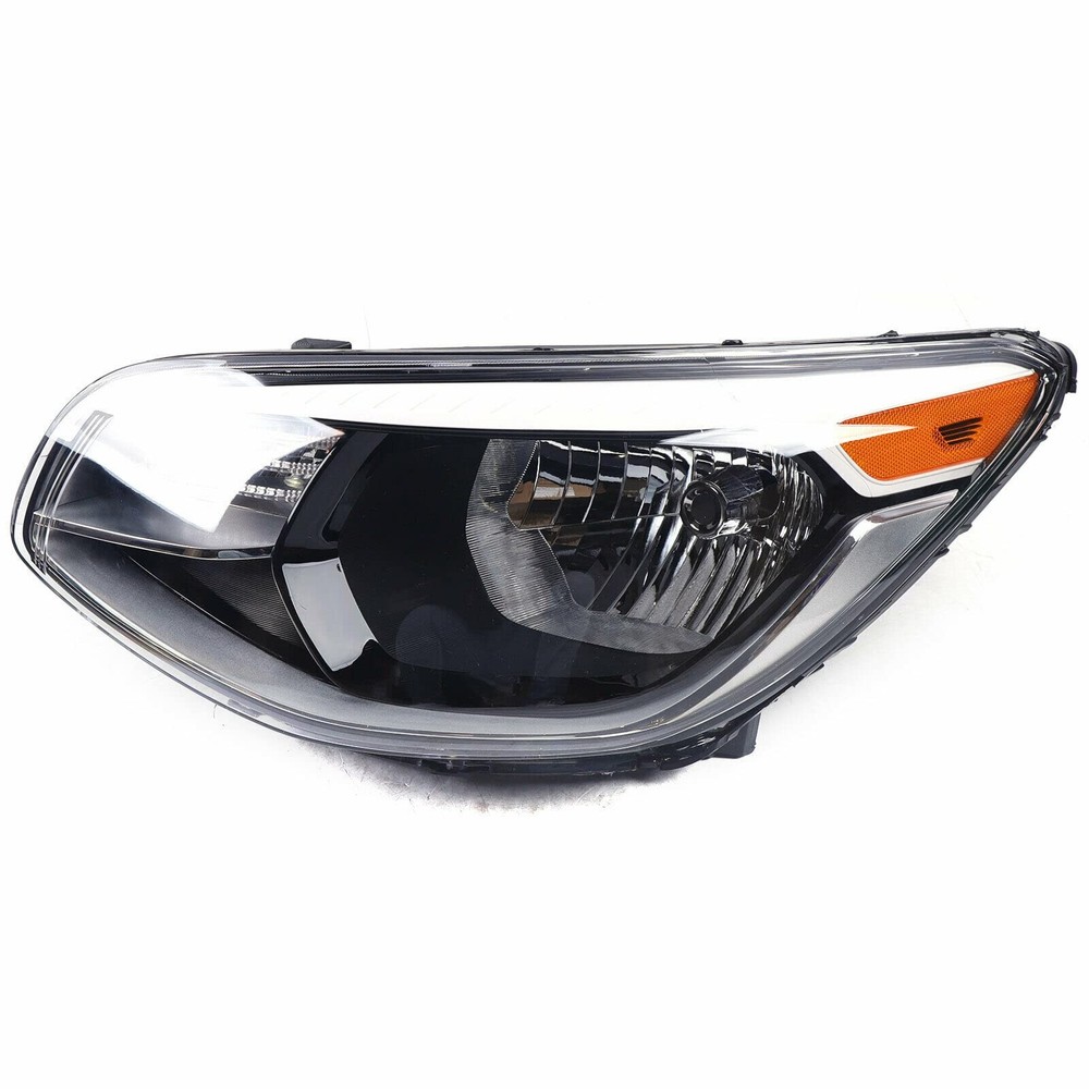 2014-2019 Soul Halogen Headlight Assembly Driver Left Side Chrome Housing