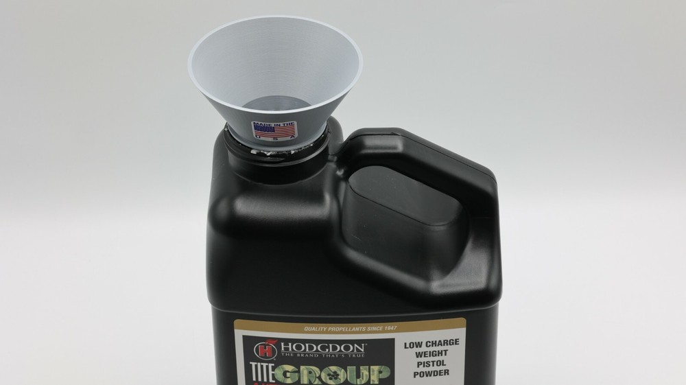 Powder Bullet Separator Funnel - 8 LB Jugs