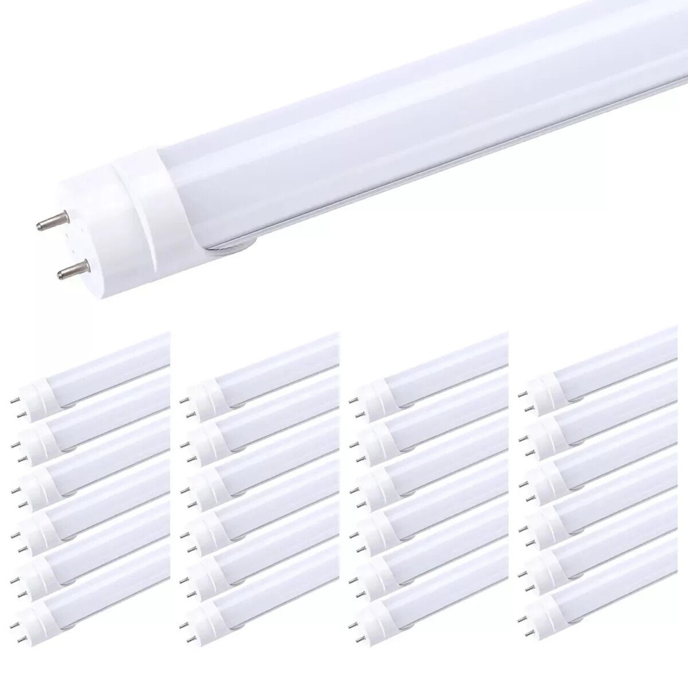 48 inch LED Light Bulb 5000K 6500K 4 foot T8 T12 Ballast Bypass Clear Milky