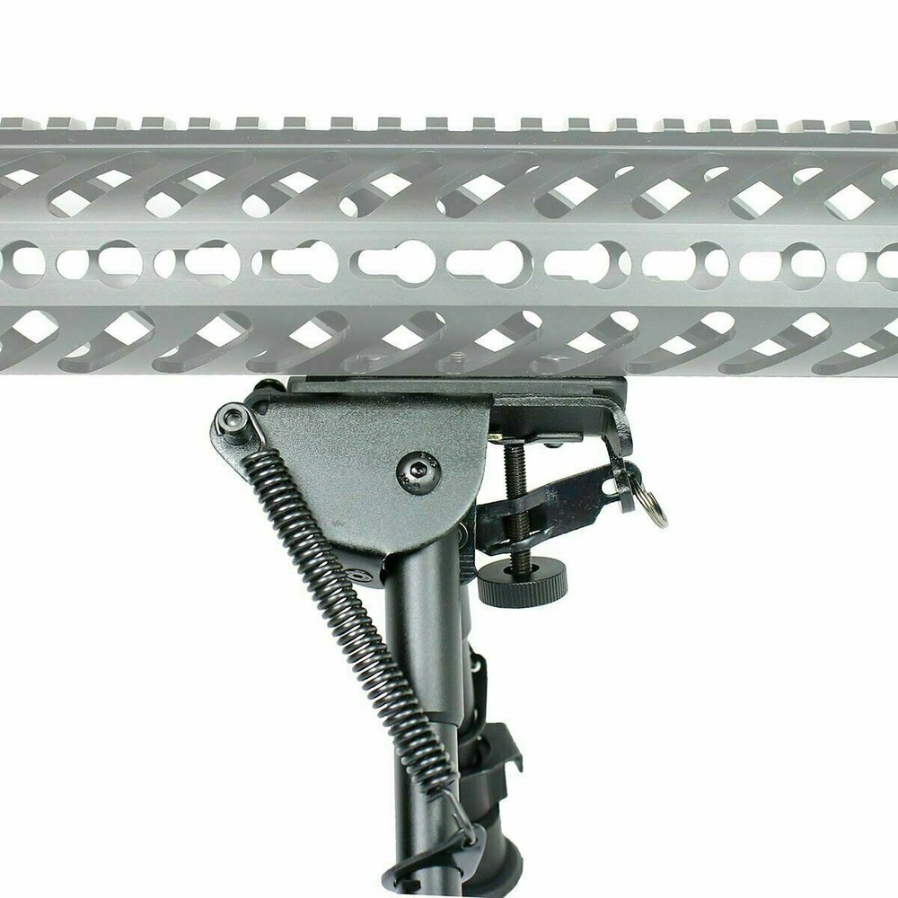6" to 9" Adjustable Spring Return Hunting Rifle Bipod w/ KeyMod Adapter