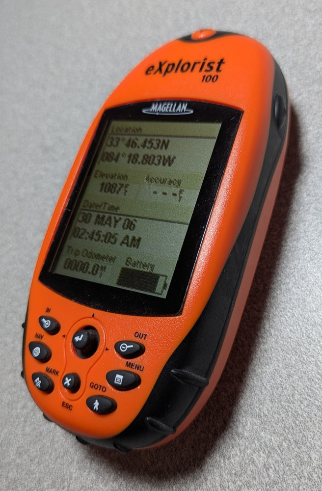Magellan eXplorist 100 handheld GPS receiver
