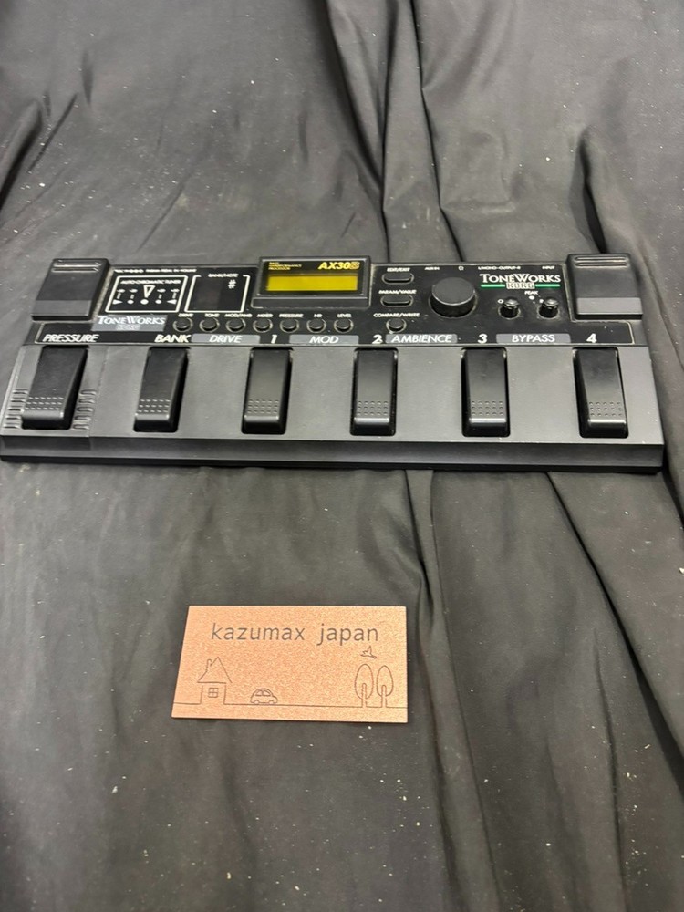 KORG AX30B ToneWorks Bass Multi Effects Processor Pedal Full function