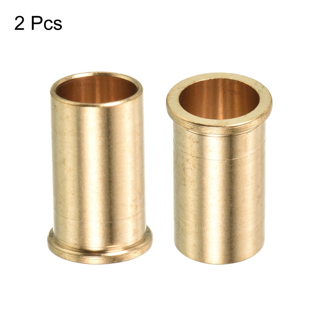 2pcs 10mm Tube Brass Compression Insert Tube Support Compression Sleeve Fitting