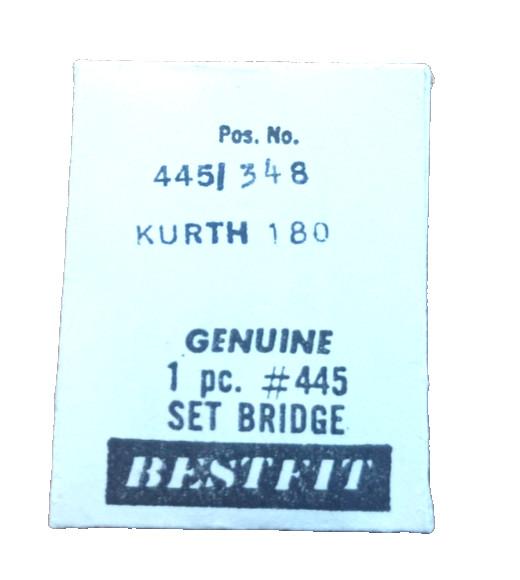 Kurth 180 Setting Lever Spring watch part #445/348 set bridge