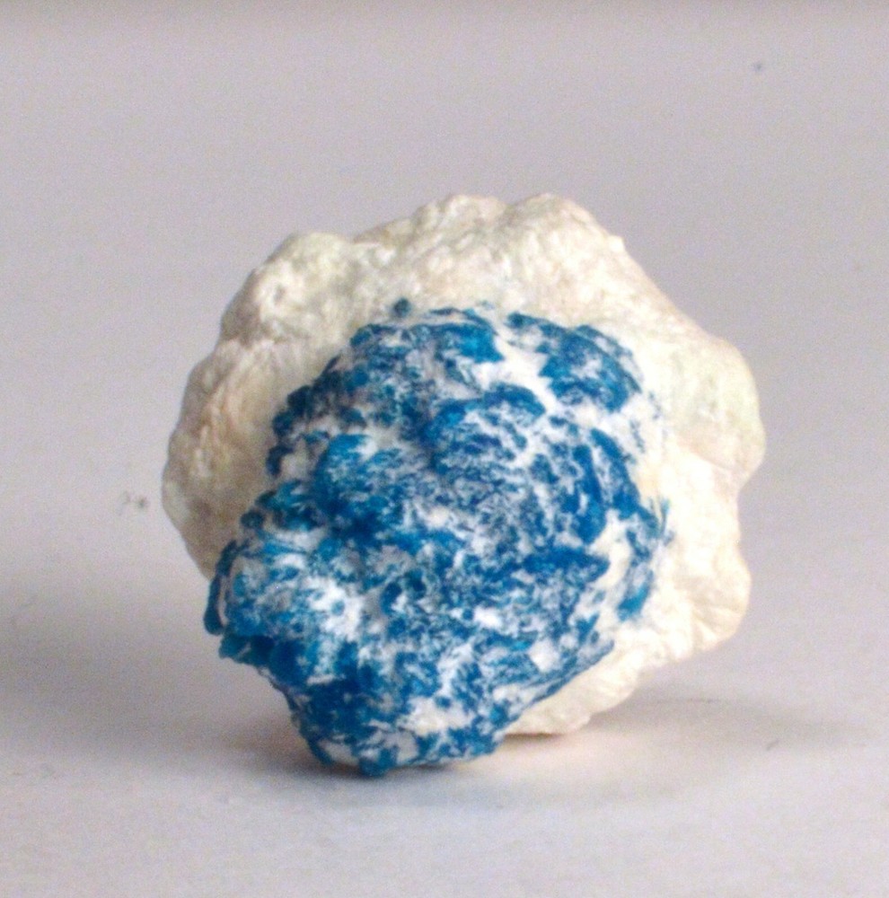 #11,457 Cavansite on white matrix - India